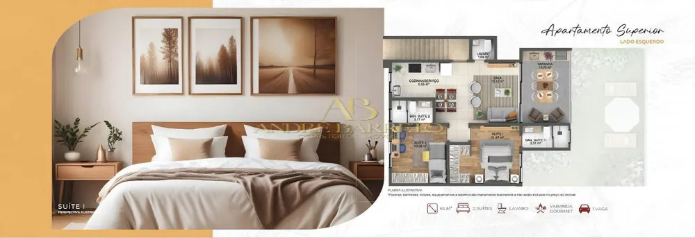 Apartamento, 2 quartos, 63 m² - Foto 8