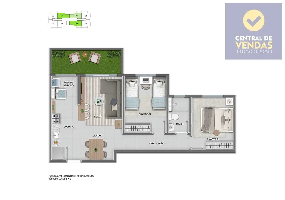 Apartamento, 2 quartos - Foto 5