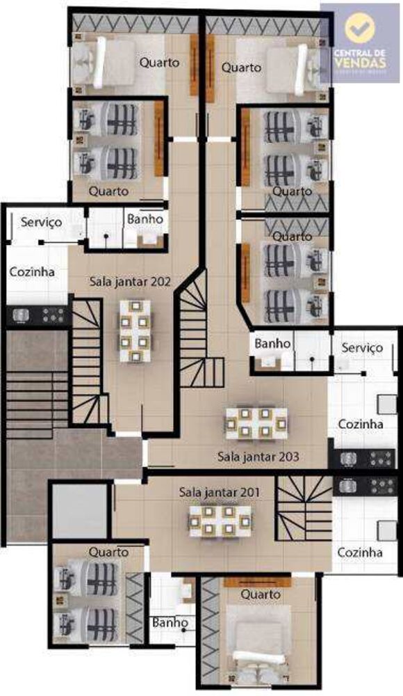 Apartamento, 2 quartos, 120 m² - Foto 2