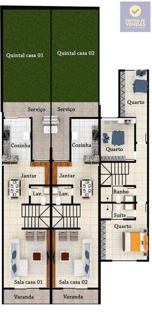 Casa à venda com 3 quartos, 145m² - Foto 4