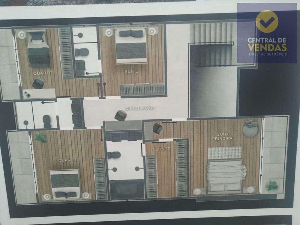 Casa de Condomínio, 4 quartos - Foto 4