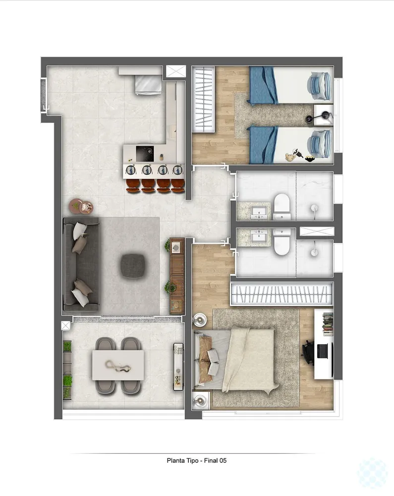 Apartamento, 1 quarto, 21 m² - Foto 15