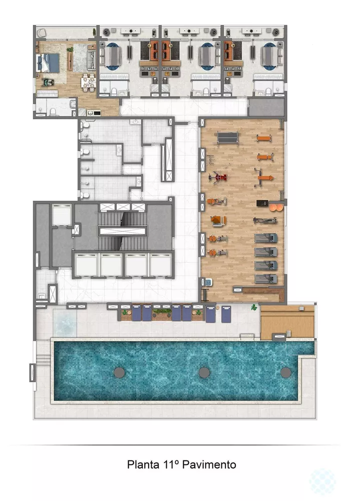 Apartamento, 1 quarto, 21 m² - Foto 10
