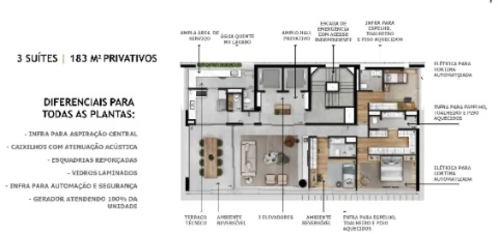 Apartamento, 3 quartos, 183 m² - Foto 9
