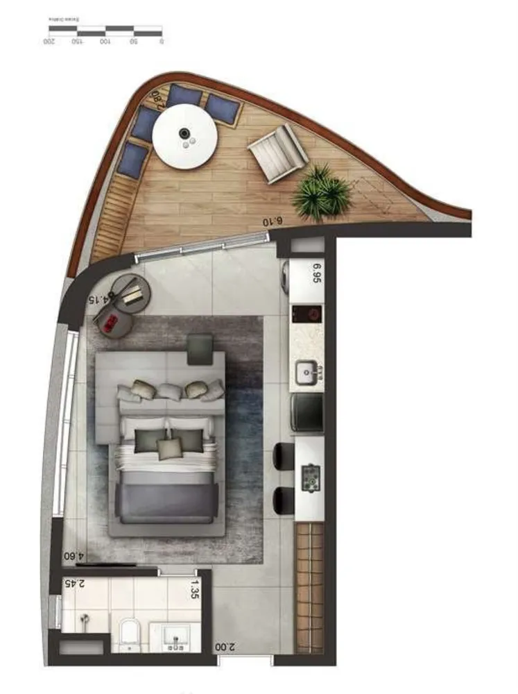 Apartamento, 1 quarto, 49 m² - Foto 4