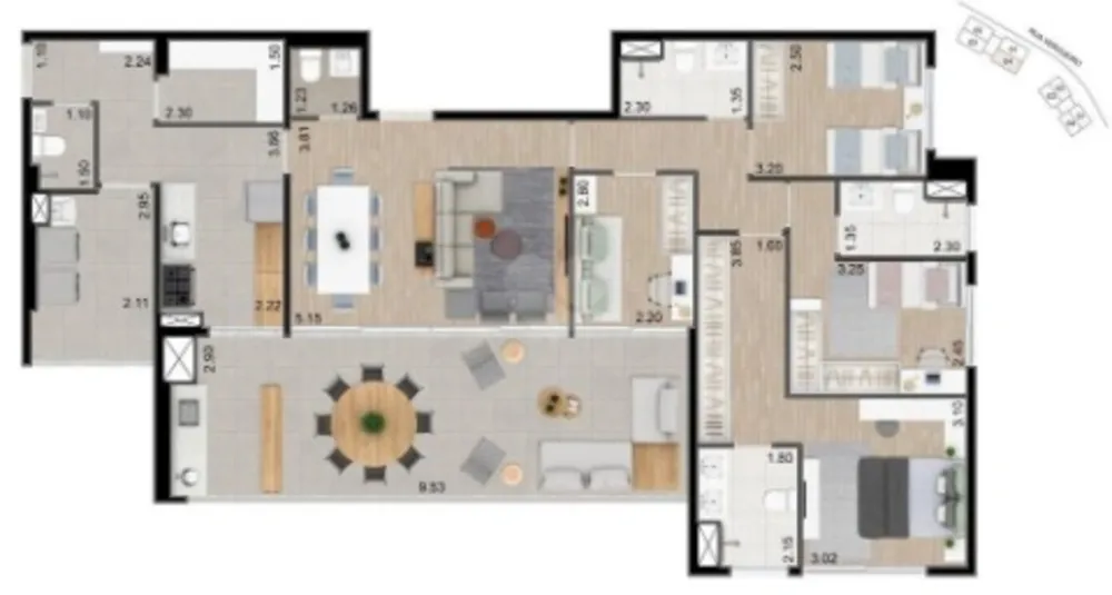 Apartamento, 4 quartos, 146 m² - Foto 7