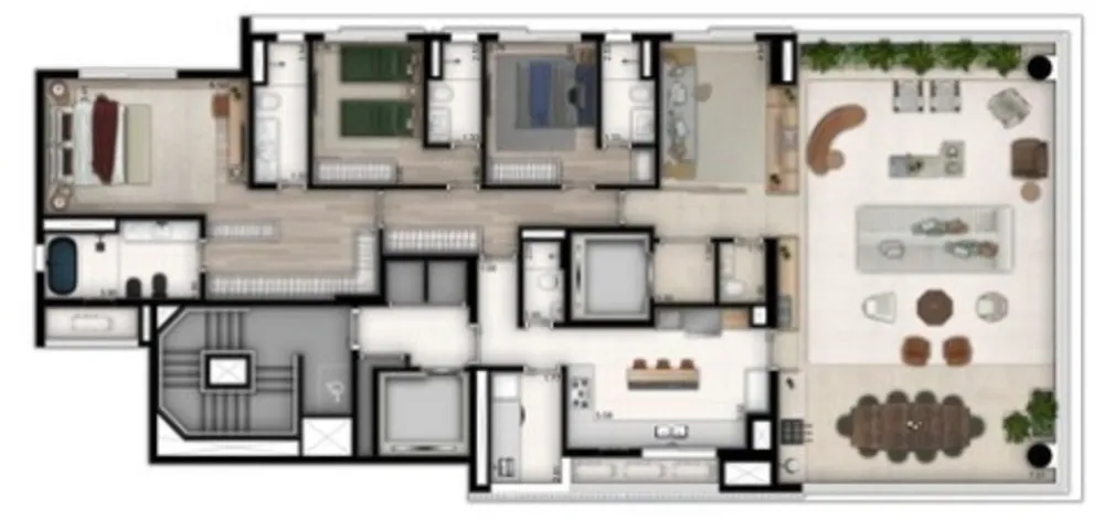 Apartamento, 4 quartos, 238 m² - Foto 19