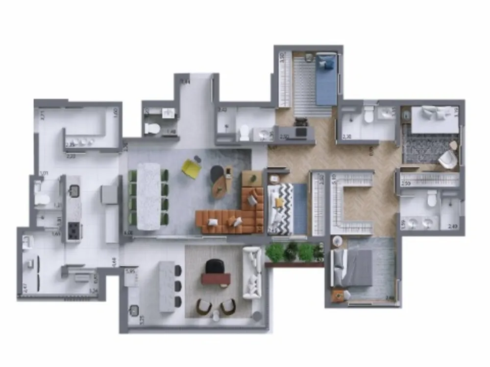 Apartamento, 3 quartos, 150 m² - Foto 4