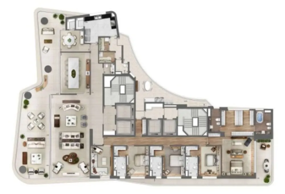Apartamento, 4 quartos, 570 m² - Foto 3