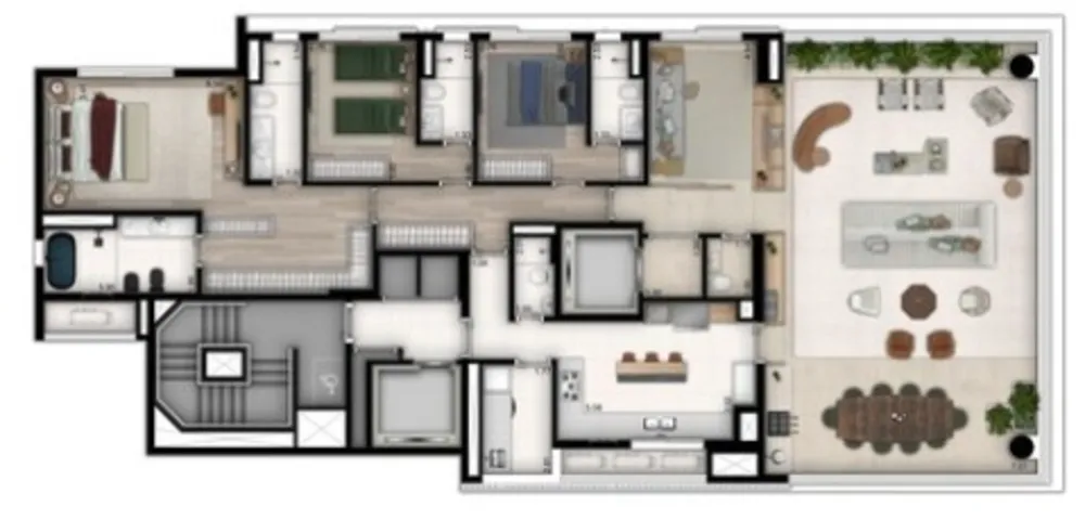 Apartamento, 4 quartos, 238 m² - Foto 8