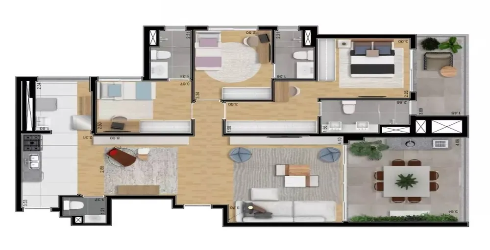 Apartamento, 3 quartos, 122 m² - Foto 7
