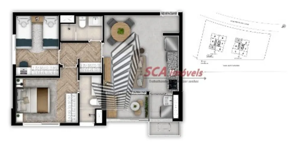 Apartamento, 2 quartos, 59 m² - Foto 6