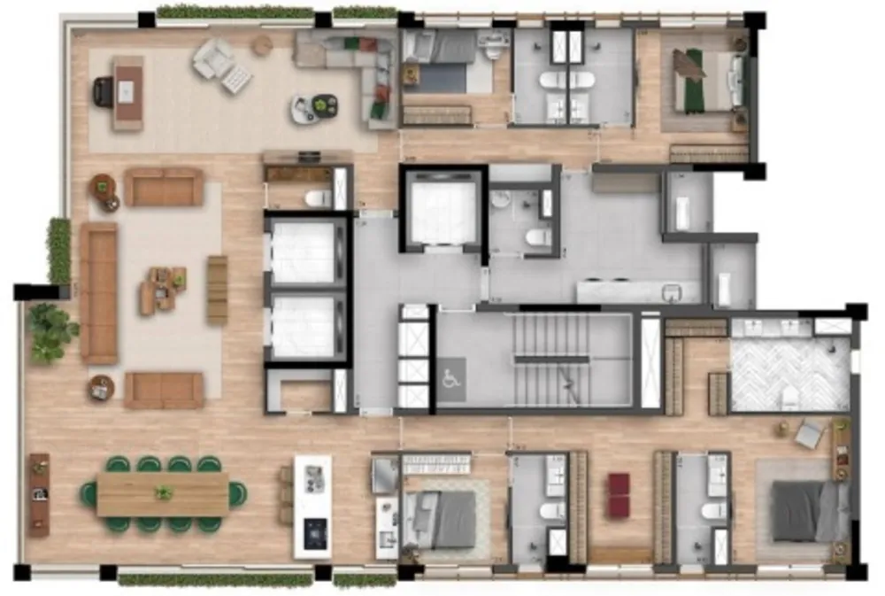 Apartamento, 4 quartos, 252 m² - Foto 4