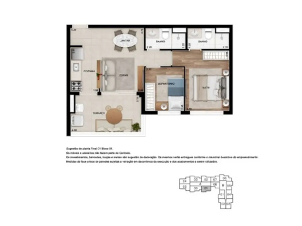Apartamento, 2 quartos, 55 m² - Foto 10