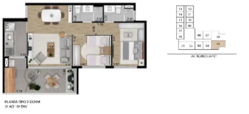Apartamento, 2 quartos, 66 m² - Foto 16