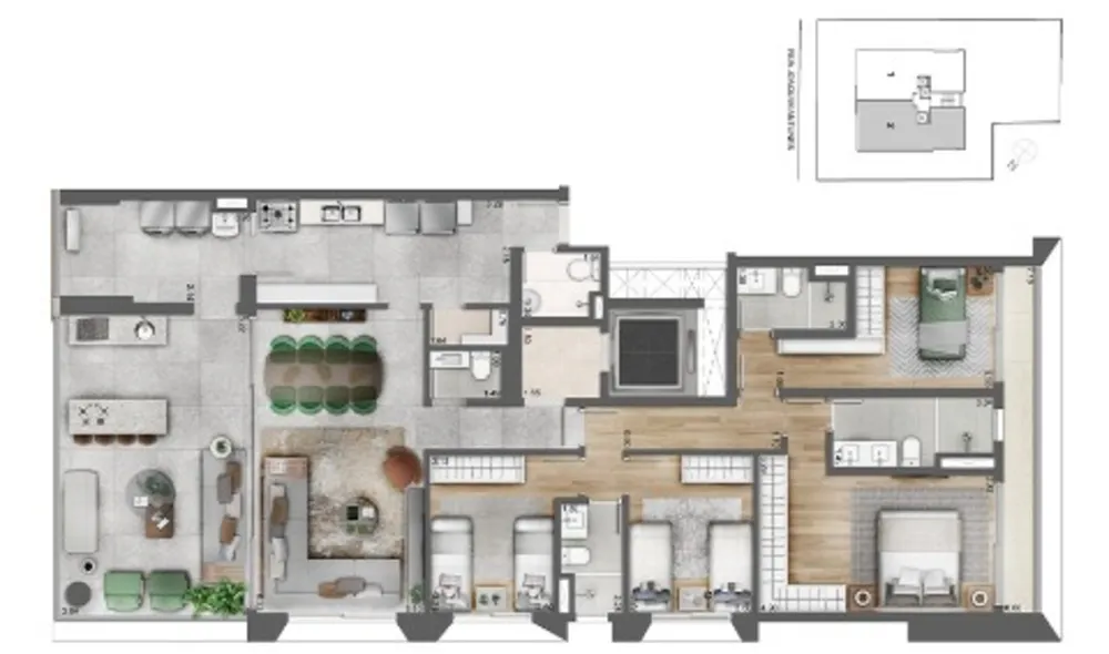 Apartamento, 4 quartos, 174 m² - Foto 11