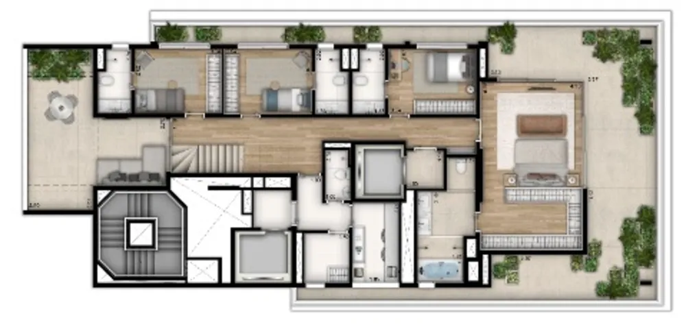 Cobertura, 4 quartos, 427 m² - Foto 16