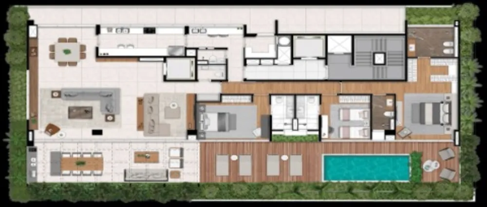 Apartamento, 3 quartos, 226 m² - Foto 1