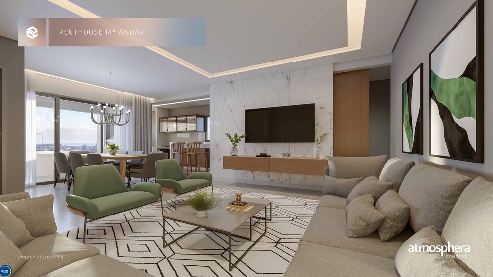 Apartamento à venda com 2 quartos, 67m² - Foto 3