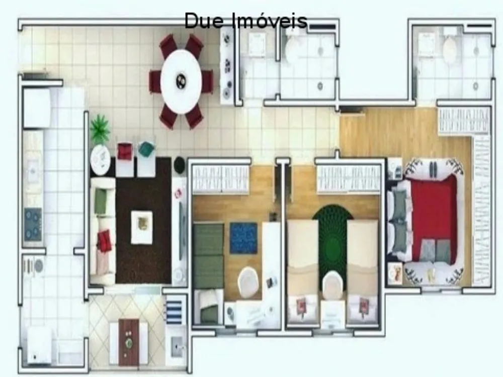 Apartamento, 3 quartos, 81 m² - Foto 3