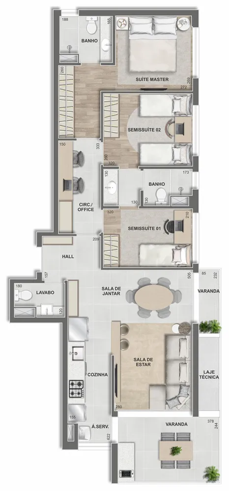 Apartamento, 3 quartos, 89 m² - Foto 22