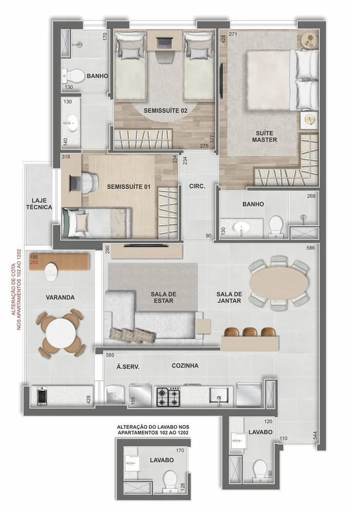 Apartamento, 3 quartos, 89 m² - Foto 17