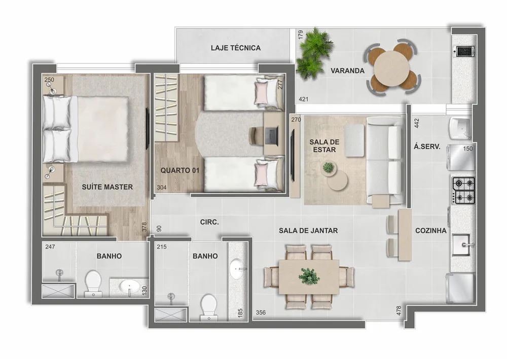 Apartamento, 3 quartos, 237 m² - Foto 8