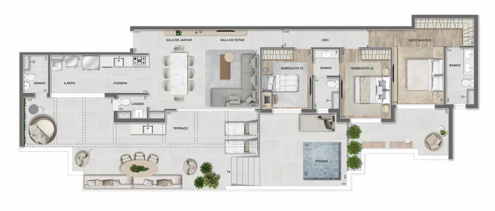 Apartamento, 3 quartos, 237 m² - Foto 26