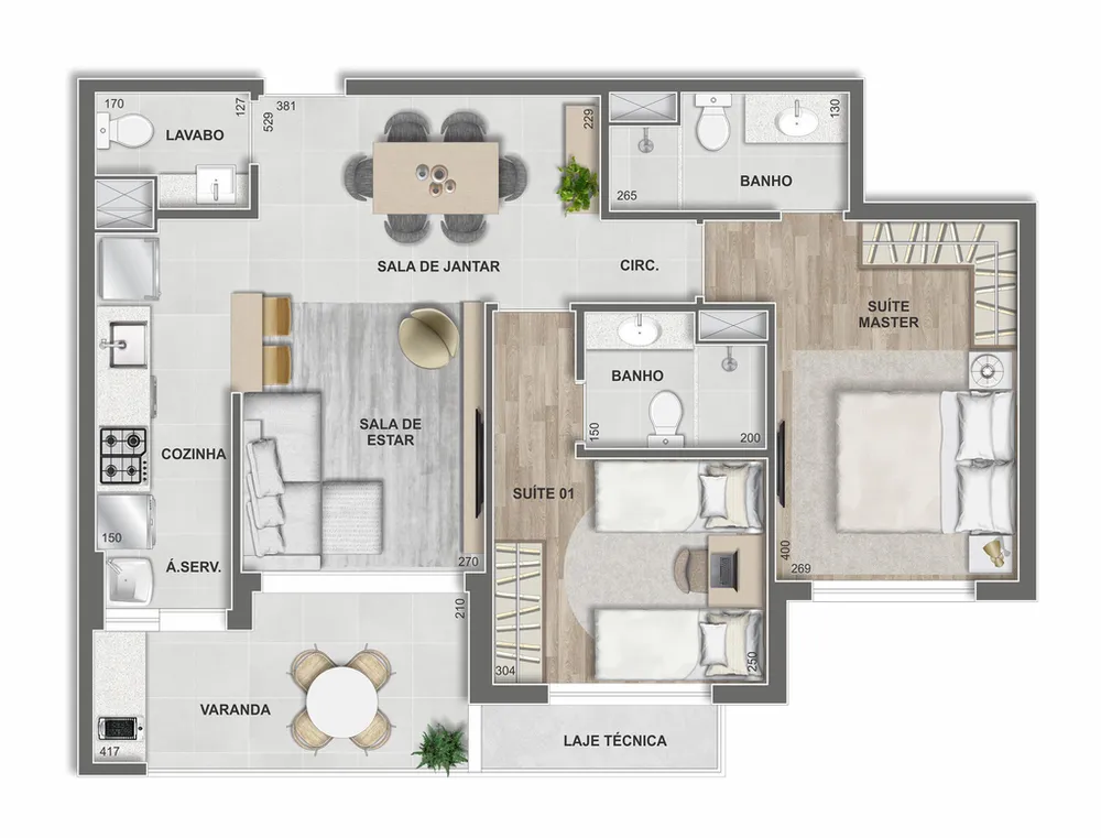 Apartamento, 3 quartos, 237 m² - Foto 12