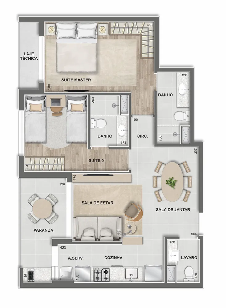 Apartamento, 3 quartos, 237 m² - Foto 15