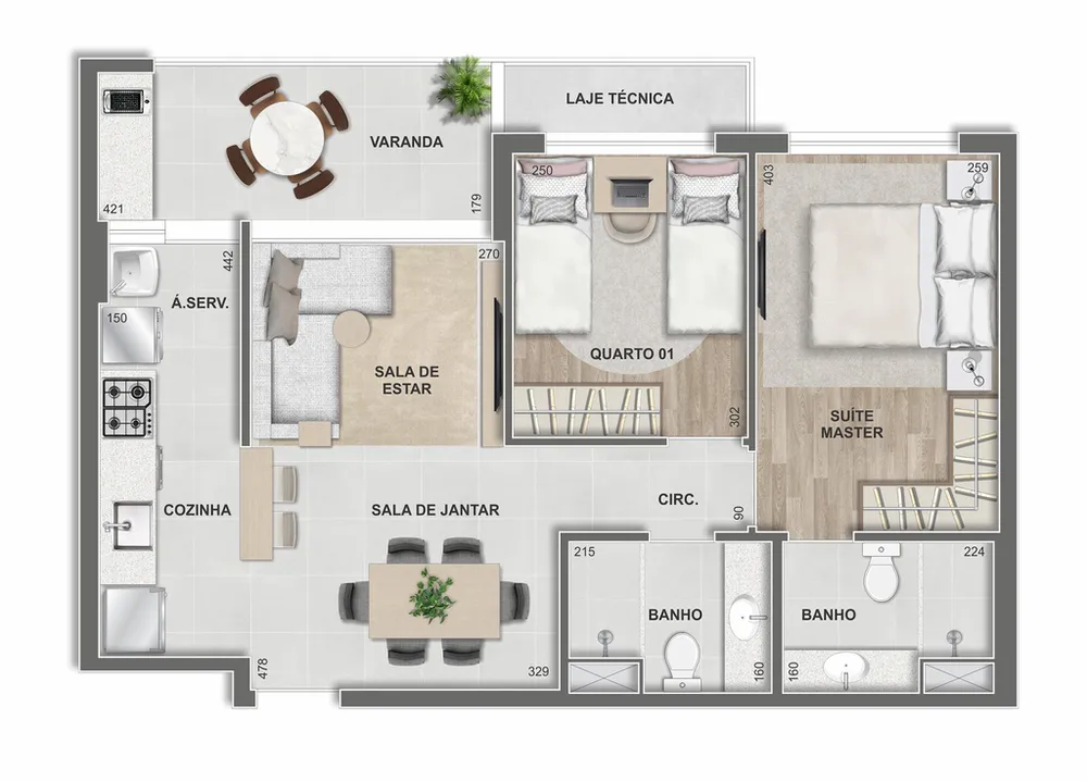 Apartamento, 3 quartos, 237 m² - Foto 6