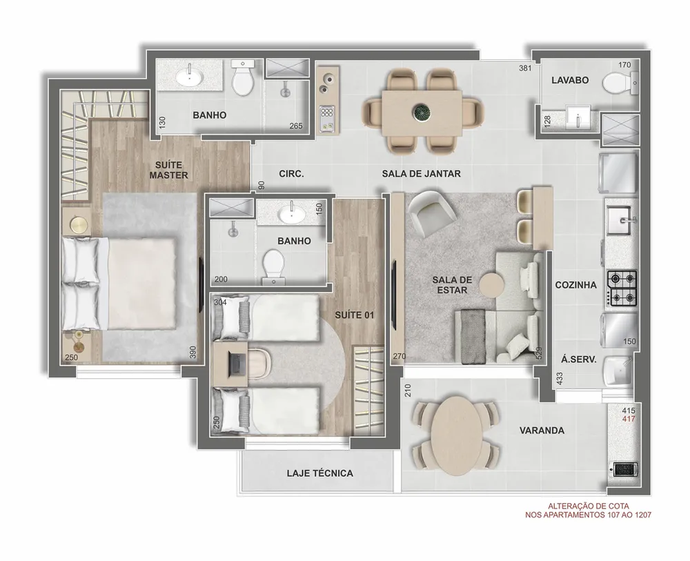 Apartamento, 3 quartos, 237 m² - Foto 14