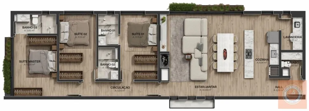 Apartamento, 3 quartos, 93 m² - Foto 12