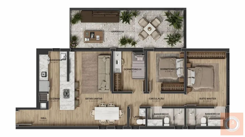Apartamento, 3 quartos, 93 m² - Foto 14