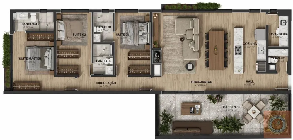 Apartamento, 3 quartos, 93 m² - Foto 5