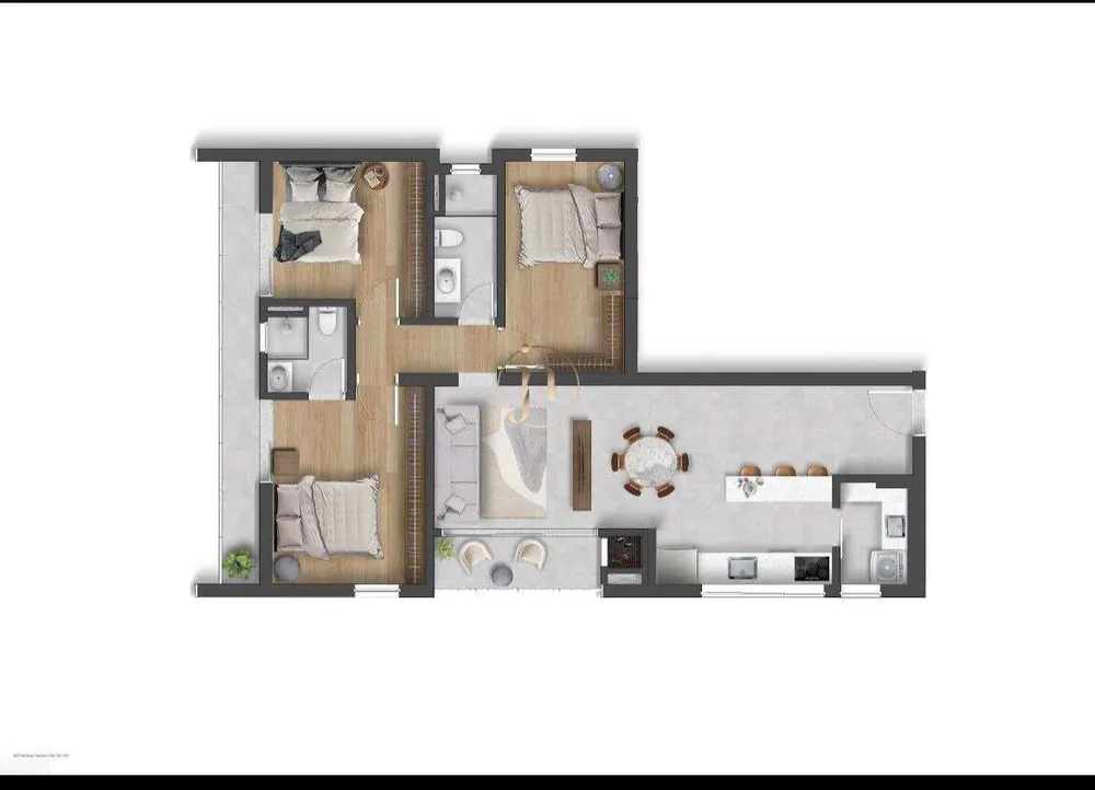 Apartamento, 3 quartos, 89 m² - Foto 3