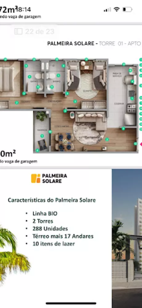 Apartamento, 2 quartos, 60 m² - Foto 1