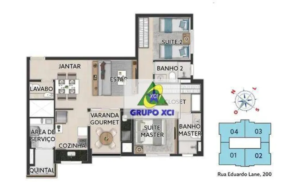 Apartamento, 2 quartos, 80 m² - Foto 7