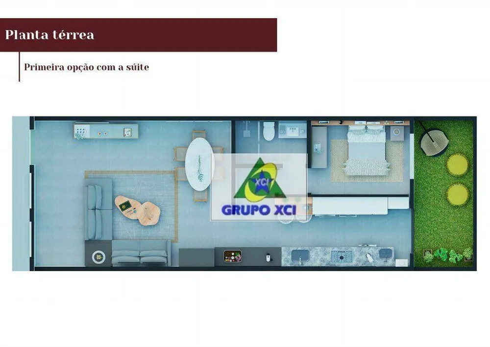 Casa de Condomínio, 3 quartos - Foto 1