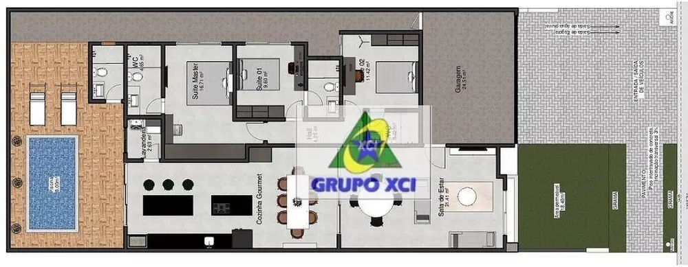 Casa de Condomínio à venda com 3 quartos, 178m² - Foto 2