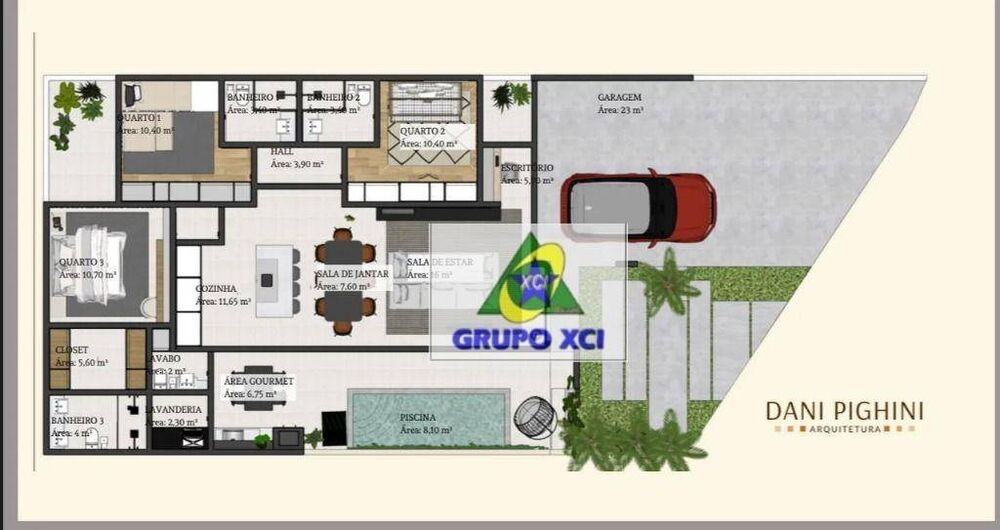 Casa de Condomínio, 3 quartos - Foto 4