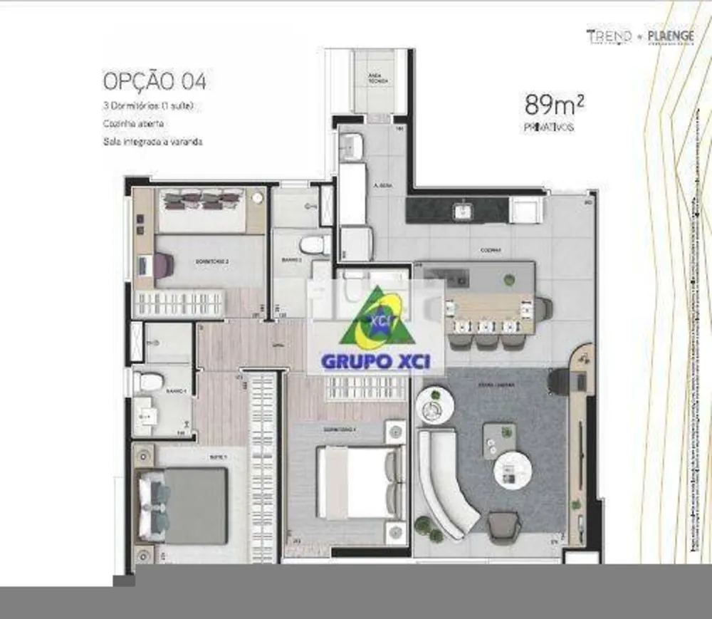Apartamento, 2 quartos, 89 m² - Foto 11