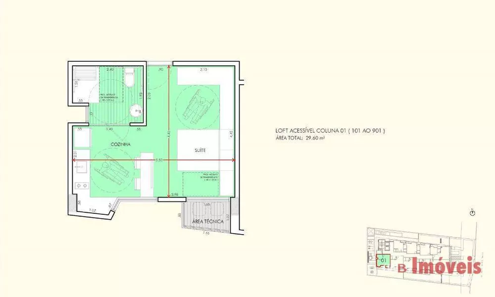 Apartamento, 2 quartos, 48 m² - Foto 9