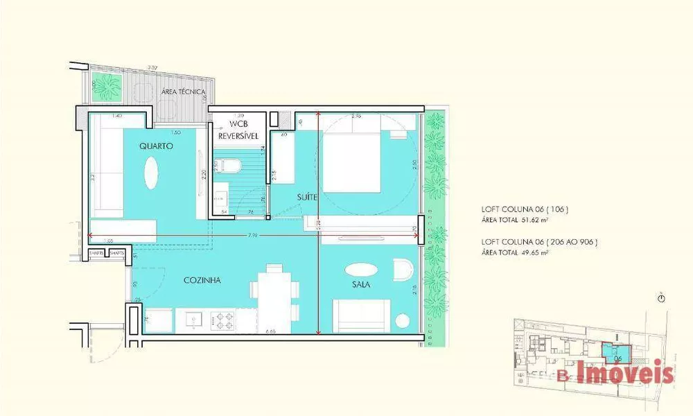 Apartamento, 2 quartos, 48 m² - Foto 12