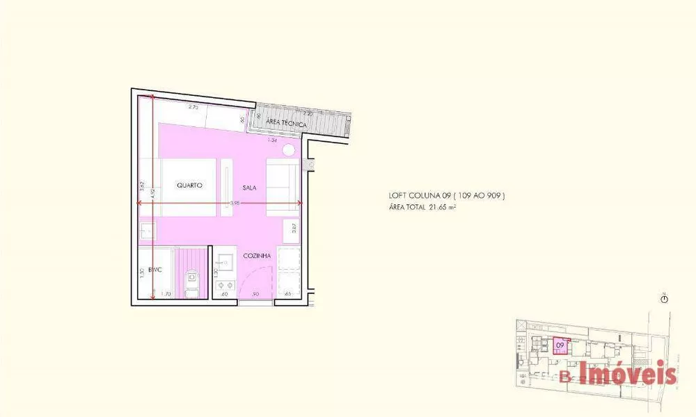 Kitnet-Studio, 29 m² - Foto 14