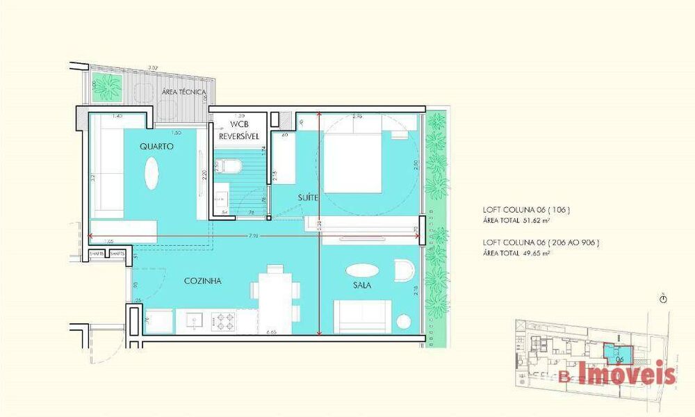 Kitnet-Studio, 26 m² - Foto 12