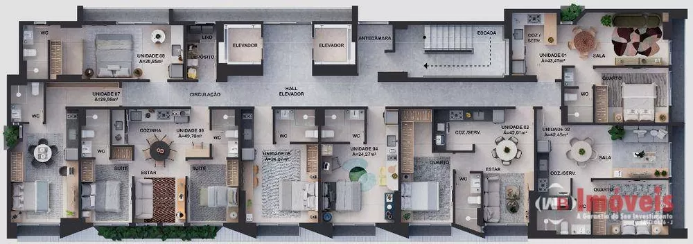 Flat/Apart Hotel, 1 quarto, 25 m² - Foto 6