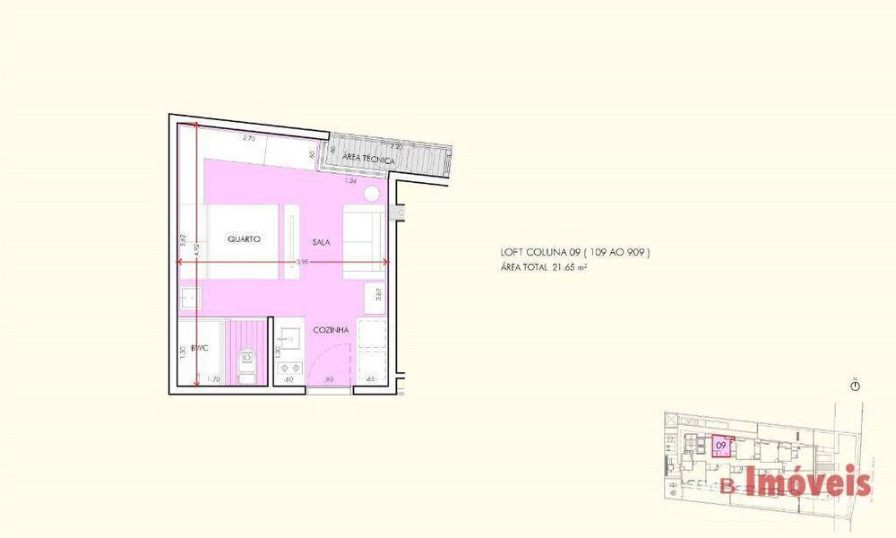 Kitnet-Studio, 26 m² - Foto 14