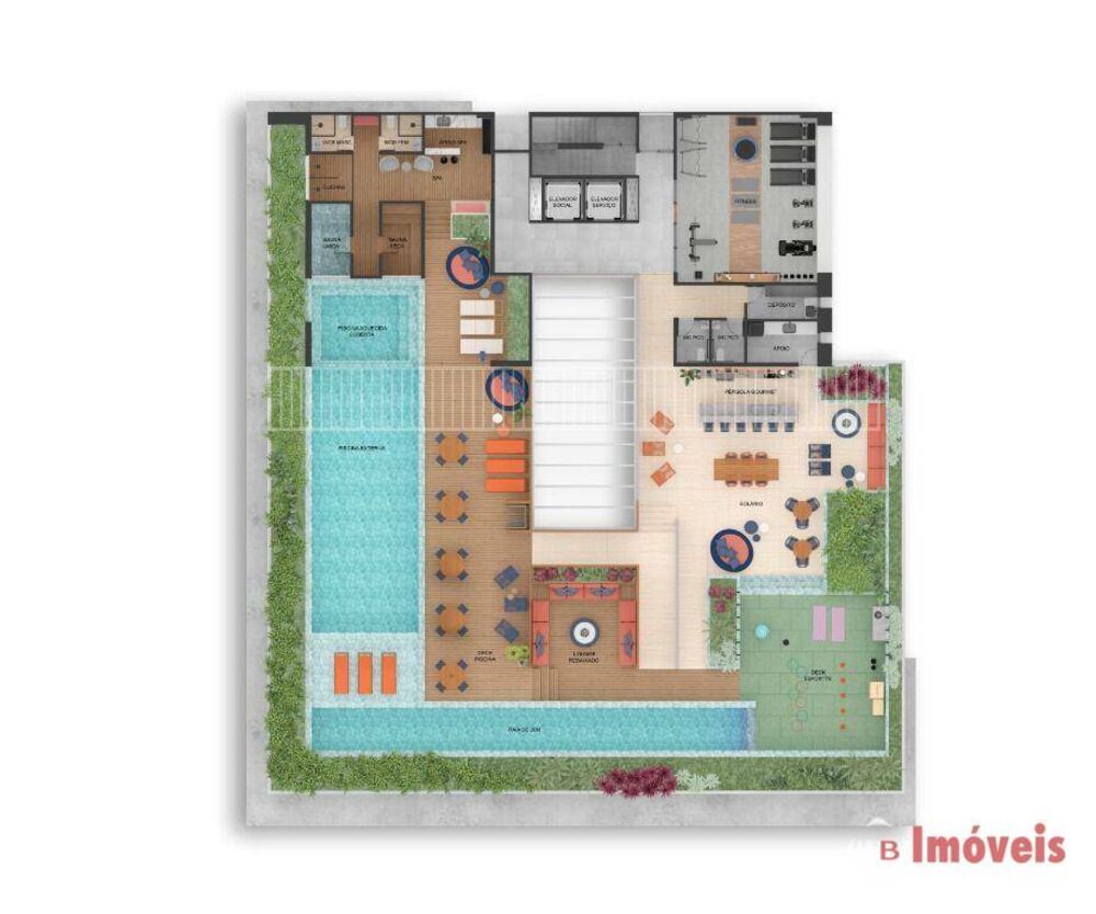 Apartamento à venda com 1 quarto, 61m² - Foto 4