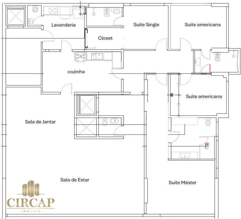 Apartamento, 4 quartos, 226 m² - Foto 9